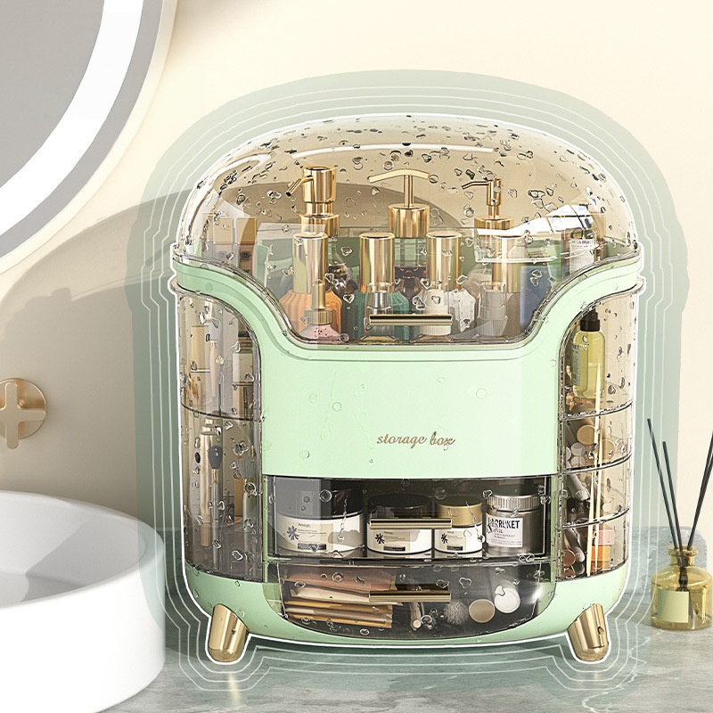 Luxury Desktop Cosmetics Stora - Luxury Skincare Containers recension och pris