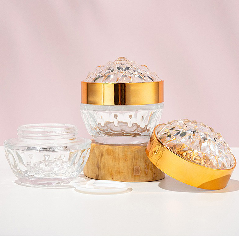 Luxury Diamond 50g Glass Face  - Luxury Skincare Containers recension och pris