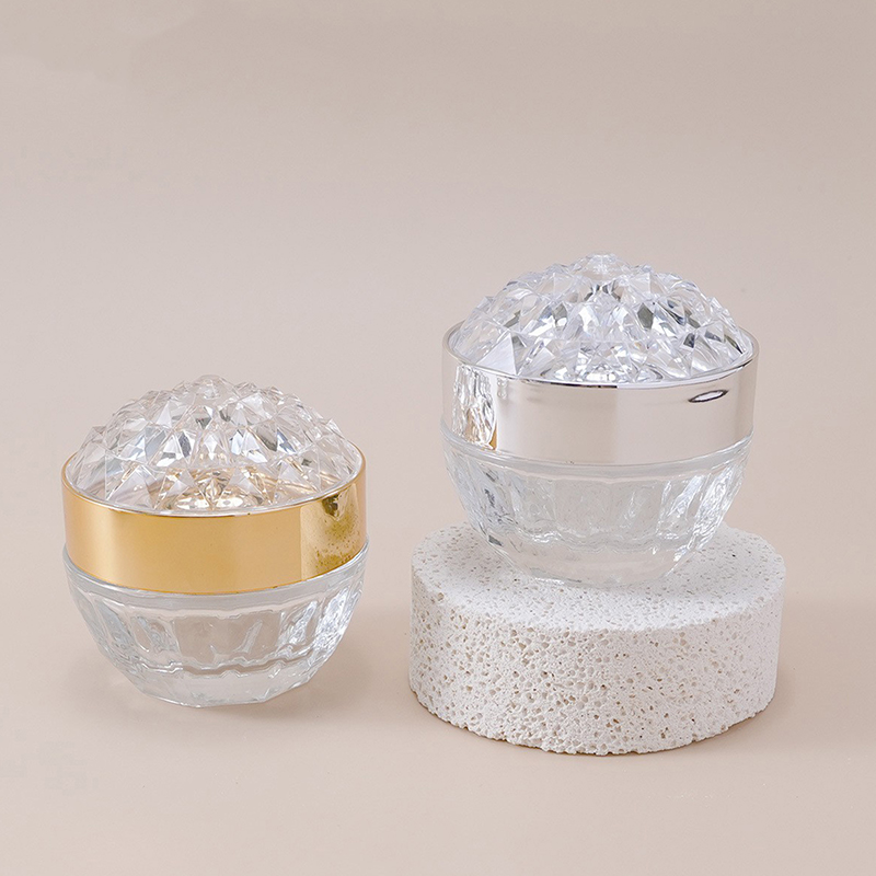 Luxury Diamond 50g Glass Face  - Luxury Skincare Containers recension och pris