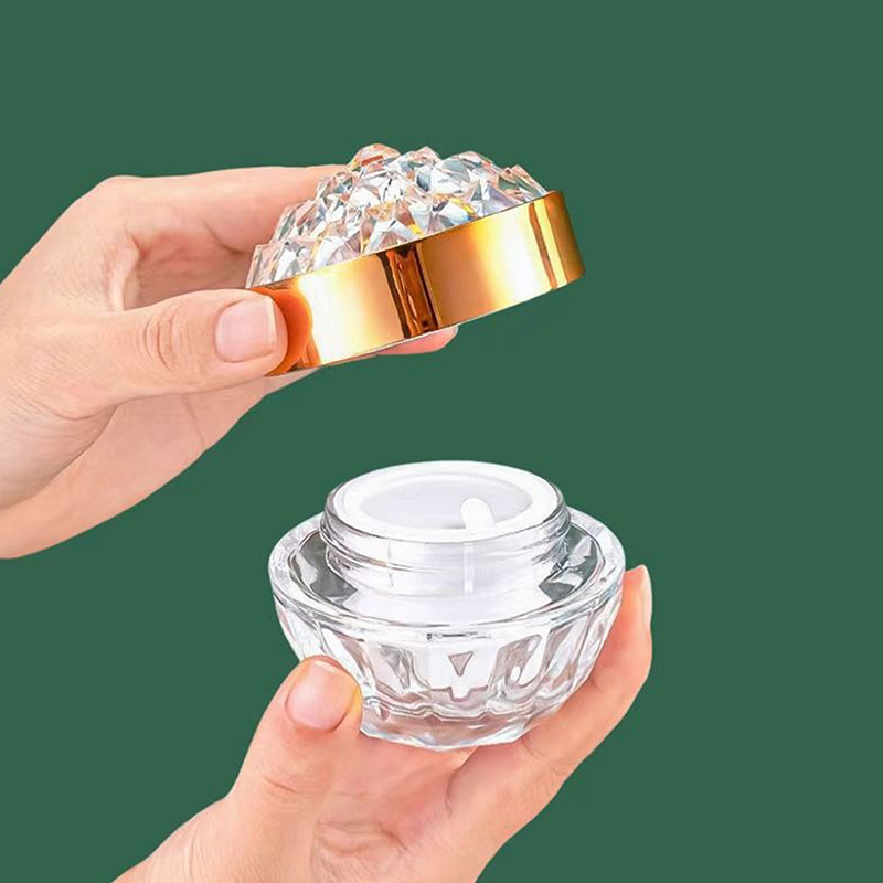 Luxury Diamond 50g Glass Face  - Luxury Skincare Containers recension och pris