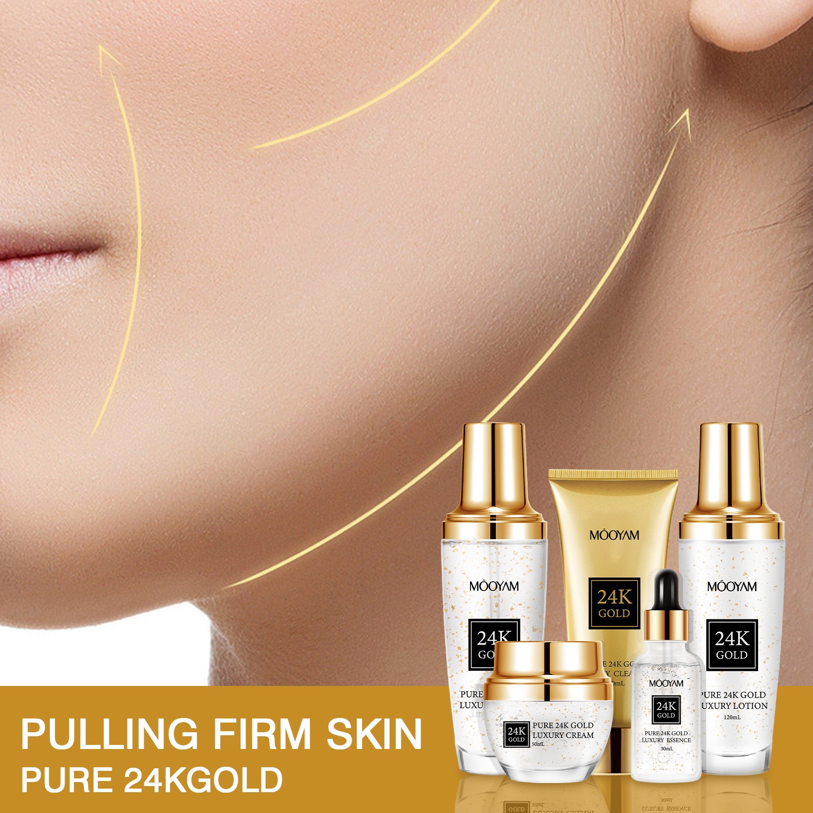 24K Gold LUXURY Moisturizin An - Luxury Skincare Line recension och pris