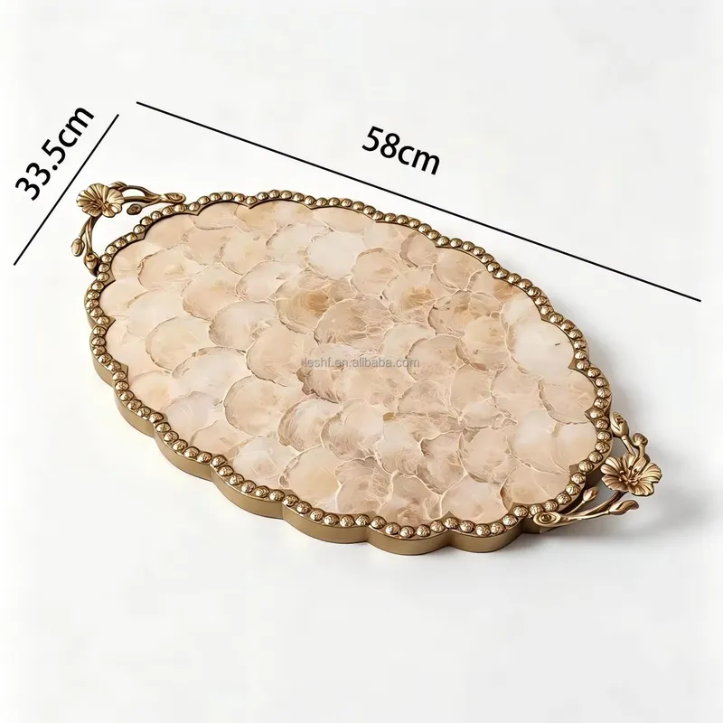 Art Deco Retro Luxury Pearl Mo - Luxury Skincare Tray recension och pris