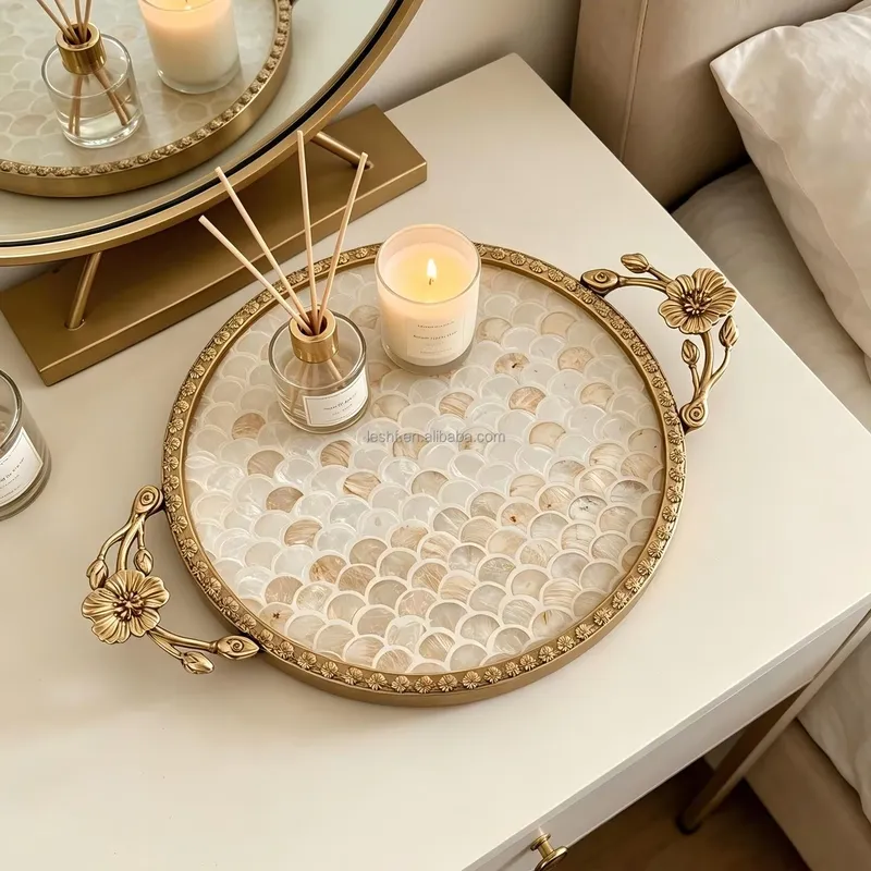 Art Deco Retro Luxury Pearl Mo - Luxury Skincare Tray recension och pris