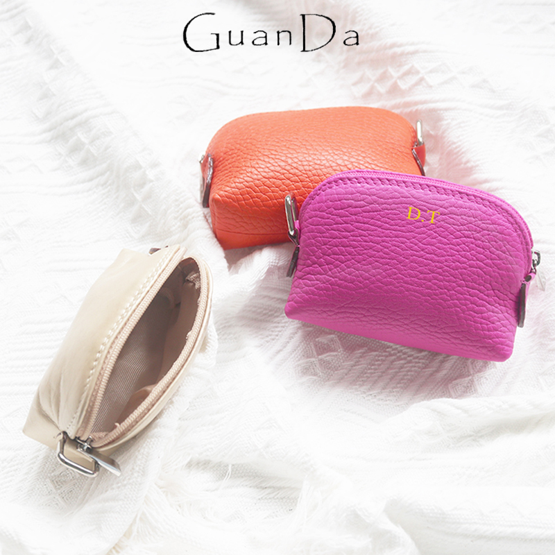 Genuine Leather Woman Coin Pur - Luxury Skincare Samples recension och pris