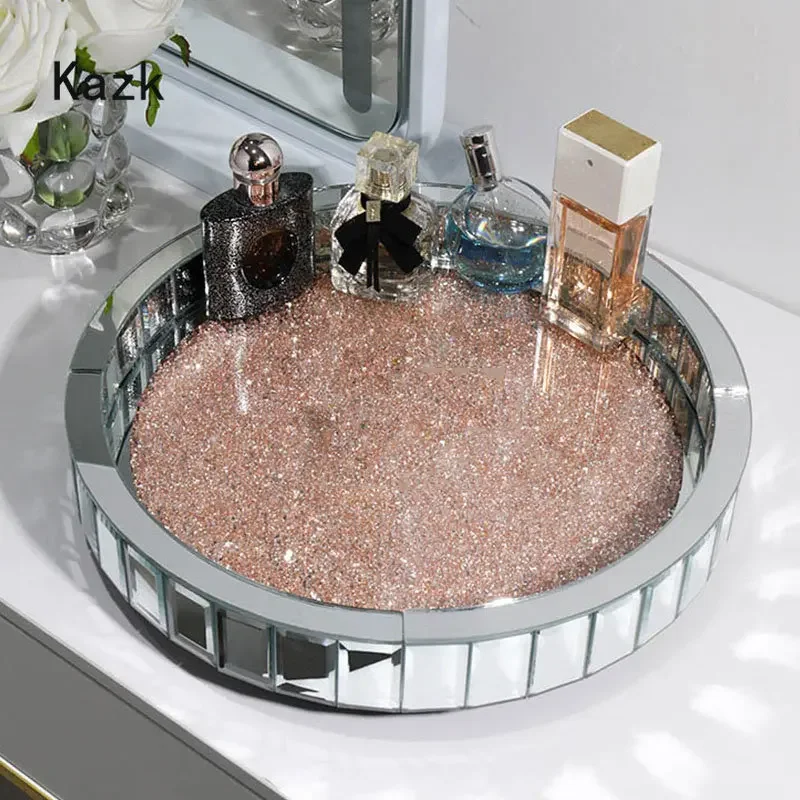 Luxurious Diamond Inlay Glass  - Luxury Skincare Tray recension och pris