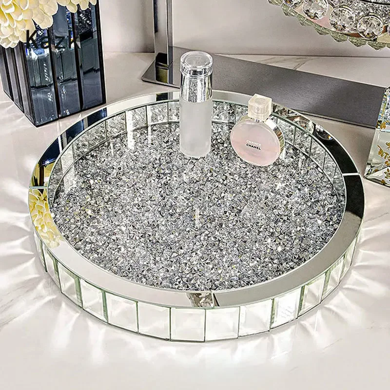 Luxurious Diamond Inlay Glass  - Luxury Skincare Tray recension och pris