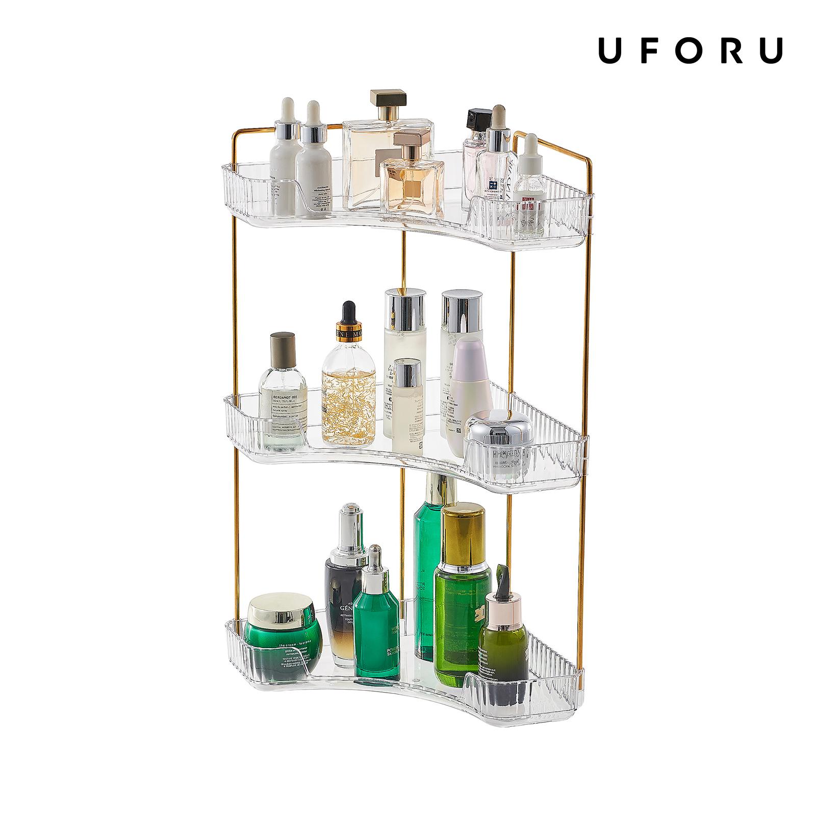 3 Tier Clear Bathroom Organize - Luxury Skincare Tray recension och pris