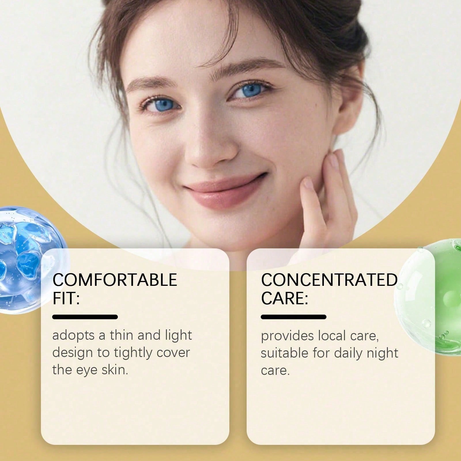 24K Gold Eye Mask, 60 Count Lu - Luxury Skincare Line recension och pris