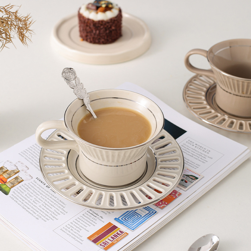 Luxury Ceramic Coffee Cup Dish - Luxury Skincare Products recension och pris