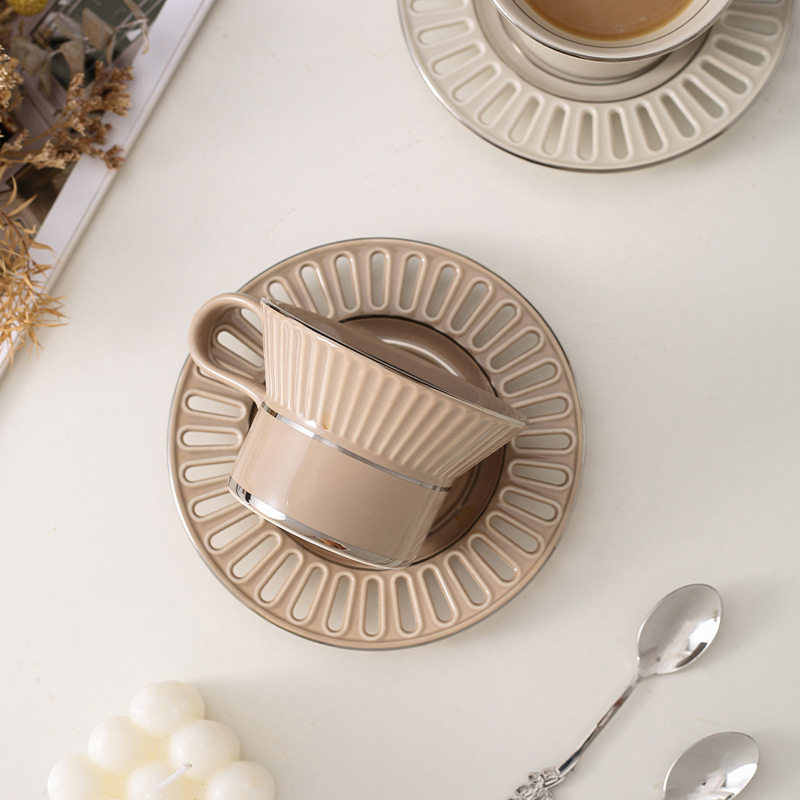 Luxury Ceramic Coffee Cup Dish - Luxury Skincare Products recension och pris